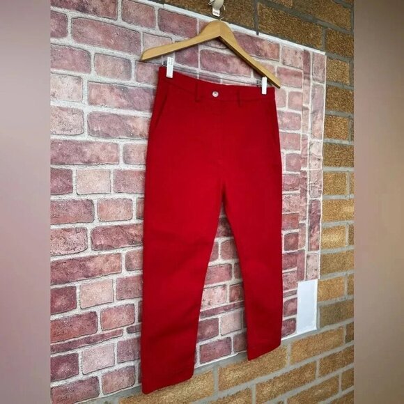 N°21  red capris jeans trousers size 26 - Picture 5 of 11